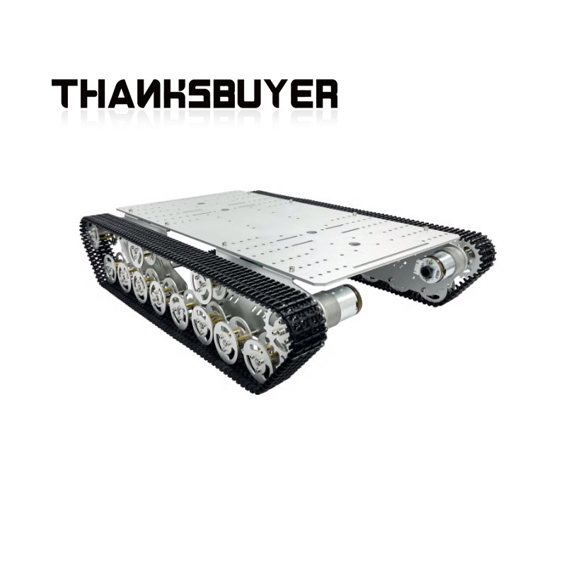 Tracked Robot Chassis - Thanksbuyer 실버/블랙 R3 T800S 입문용 탱크