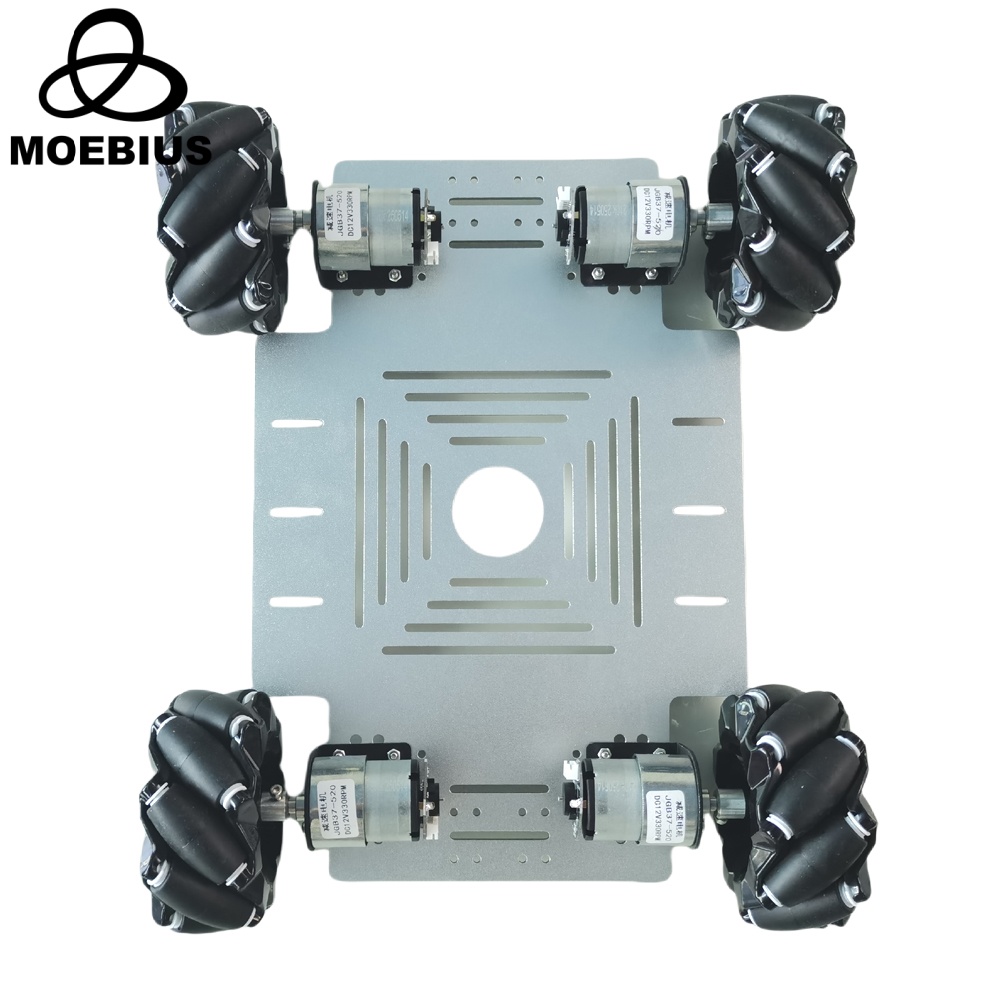 Robot Car Kit - MOEBIUS 26kg 하중, 4륜 구동, 메카넘