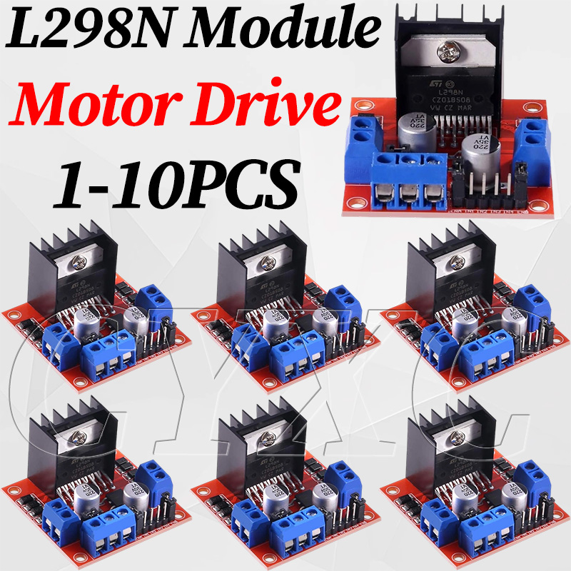L298N Module - 1-10PCS L298N 스테퍼 모터 드라이버 컨트롤러