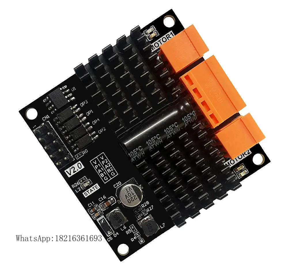 L298N Module - 12V 24V 12A 듀얼 채널 DC