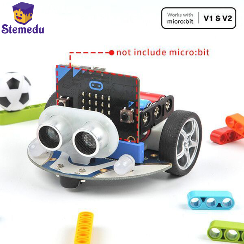 Microbit Robot - Elefreaks 마이크로 비트 스마트 큐트봇 키트,