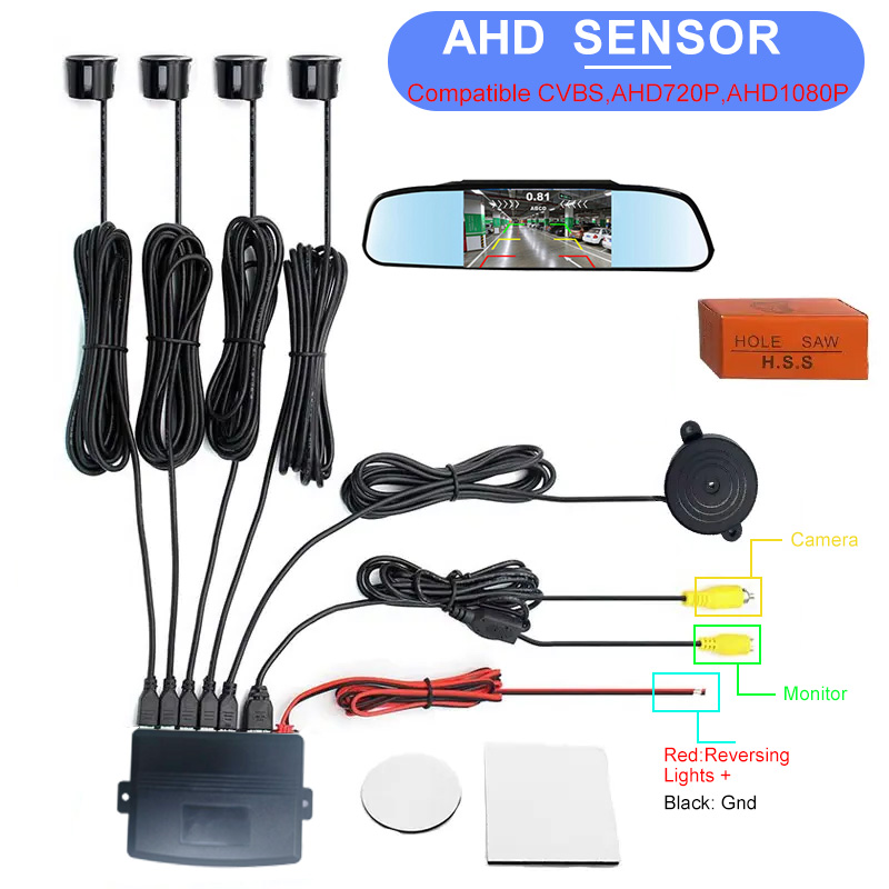 Infrared Obstacle Sensor - 공장 CVBS AHD 비디오 주차 센서