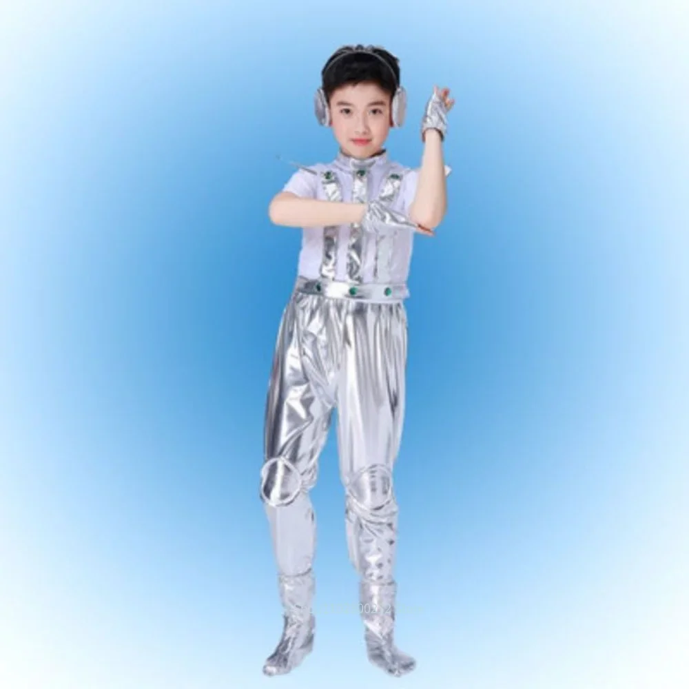 어린이 로봇 우주 미래 스타일 의상 소년 소녀 공연 의 - Robotics Kit 리뷰 및 가격