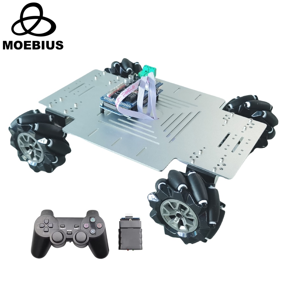 MOEBIUS 26kg 하중, 4륜 구동, 메카넘 휠  - Robot Car Kit 리뷰 및 가격