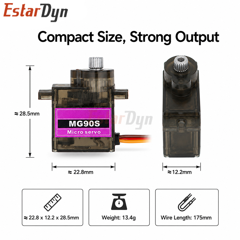 Estardyn MG90S 디지털 메탈 기어 9g 마이 - Sg90 Servo 리뷰 및 가격