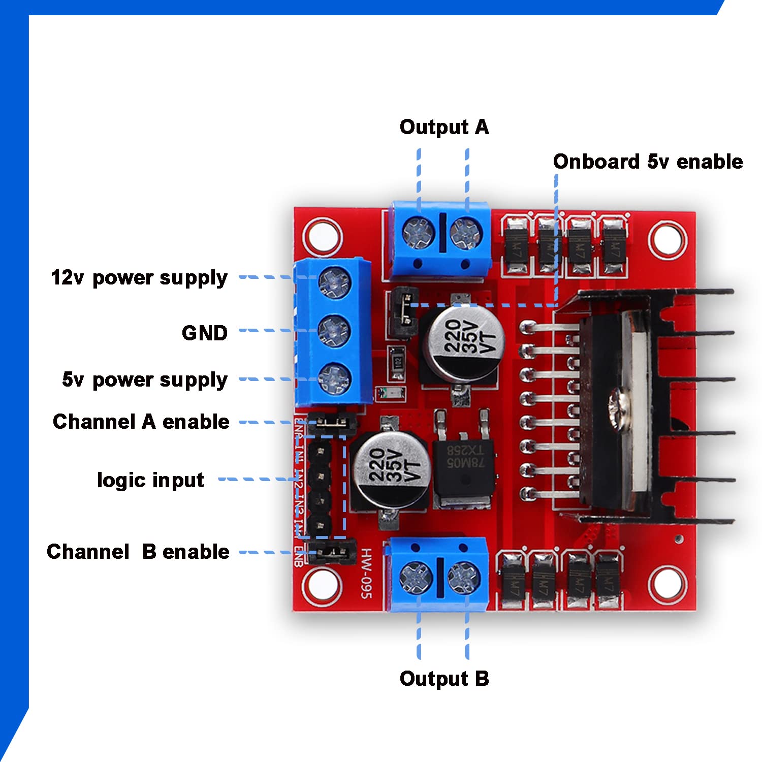 L298N 모터 드라이브 컨트롤러 보드 Arduino  - L298N Module 리뷰 및 가격