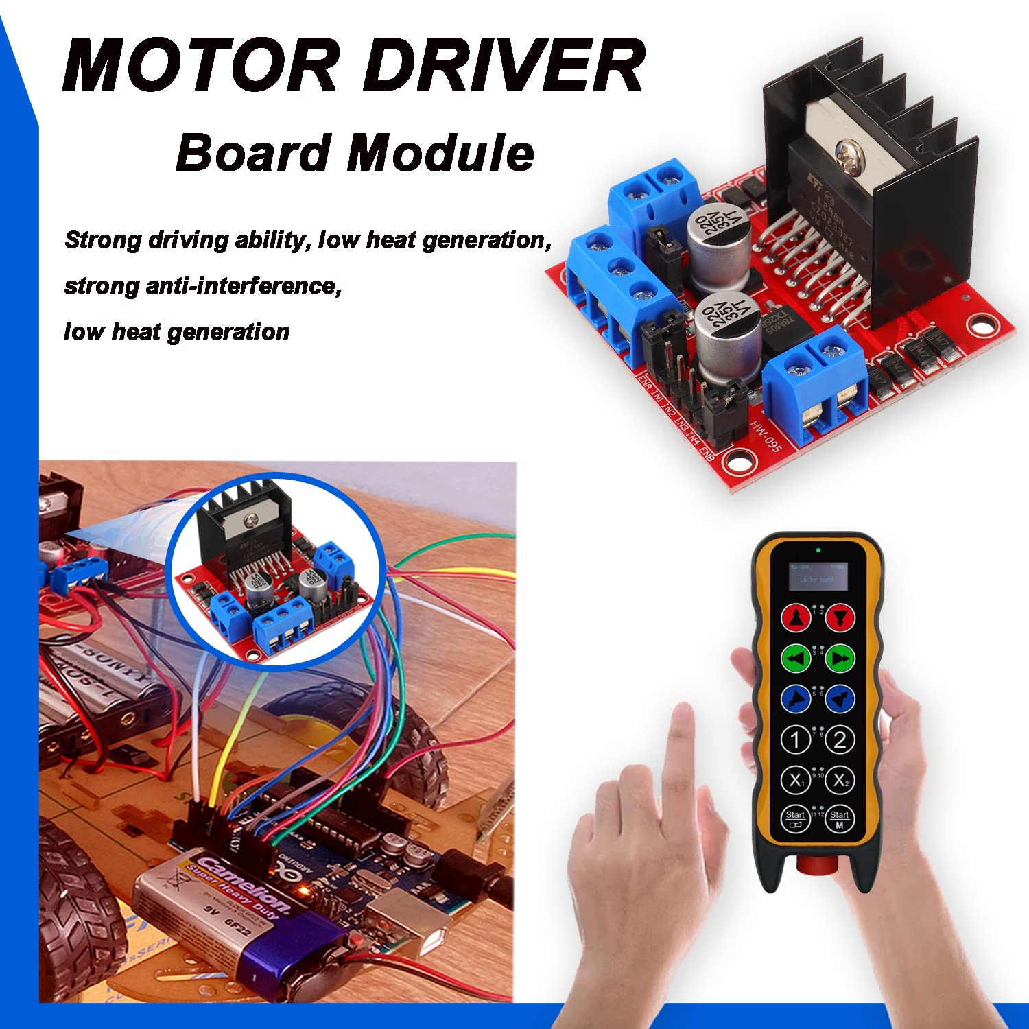 L298N 모터 드라이브 컨트롤러 보드 Arduino  - L298N Module 리뷰 및 가격