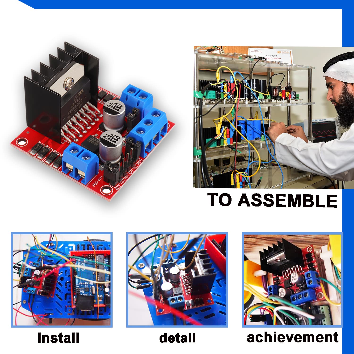 L298N 모터 드라이브 컨트롤러 보드 Arduino  - L298N Module 리뷰 및 가격