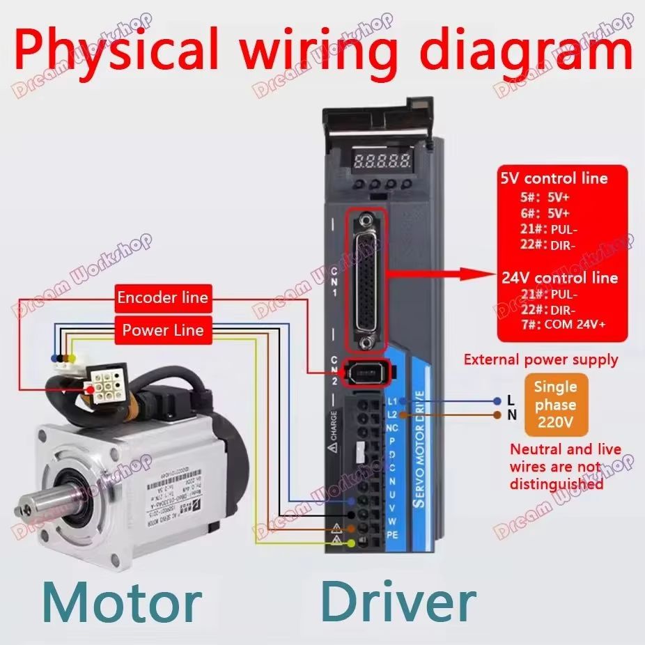 1.2KW/1.5KW/1.8KW 220V AC 서보 모 - Servo Kit 리뷰 및 가격
