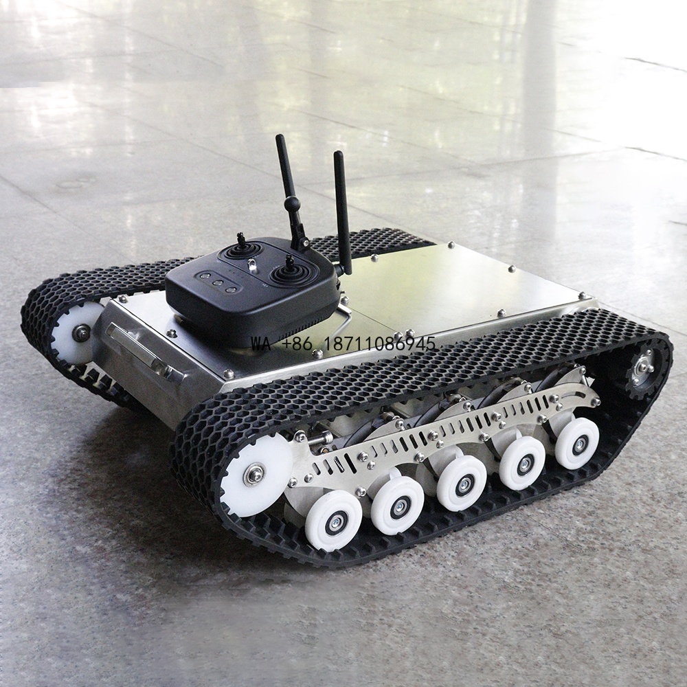 뛰어난 유리 접착력을 가진 고무 트랙 로봇 섀시 플랫폼 - Tracked Robot Chassis 리뷰 및 가격