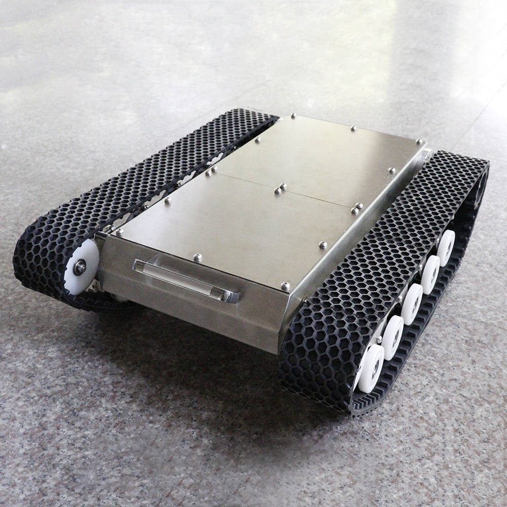 뛰어난 유리 접착력을 가진 고무 트랙 로봇 섀시 플랫폼 - Tracked Robot Chassis 리뷰 및 가격