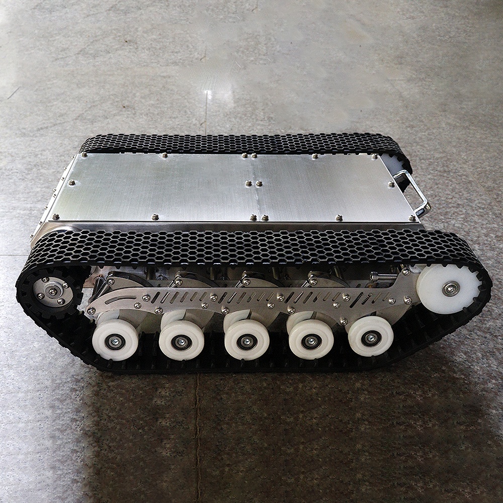 뛰어난 유리 접착력을 가진 고무 트랙 로봇 섀시 플랫폼 - Tracked Robot Chassis 리뷰 및 가격