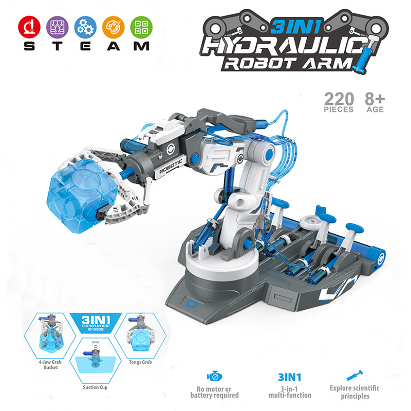 DIY 조립 유압 기계 팔 과학 실험 엔지니어링 장난감 - Robot Arm Metal 리뷰 및 가격