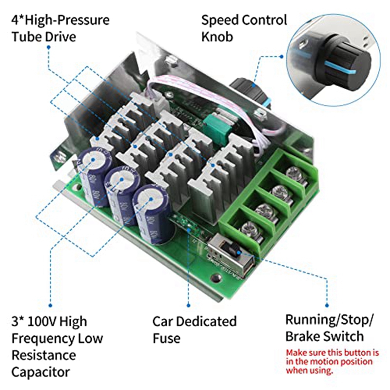 DC 모터 속도 컨트롤러 PWM 컨트롤러, 7-70V  - Dc Motor 리뷰 및 가격