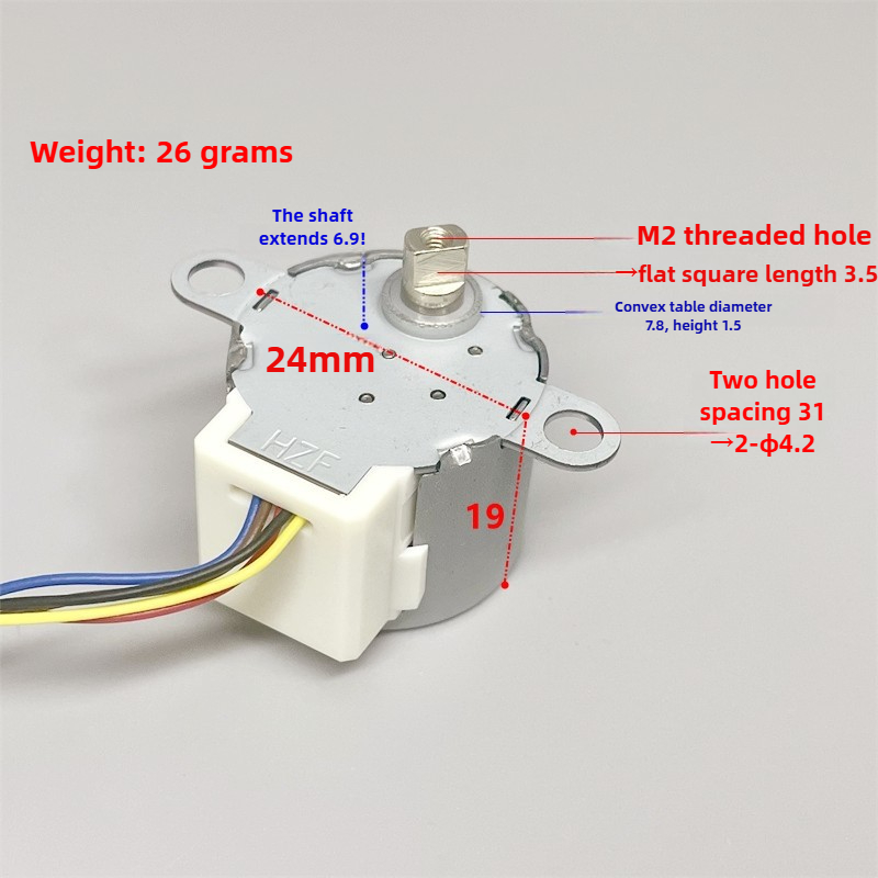 24BYJ48 DC 5V 스테퍼 모터 듀얼 플랫 샤프트 - Dc Motor 리뷰 및 가격