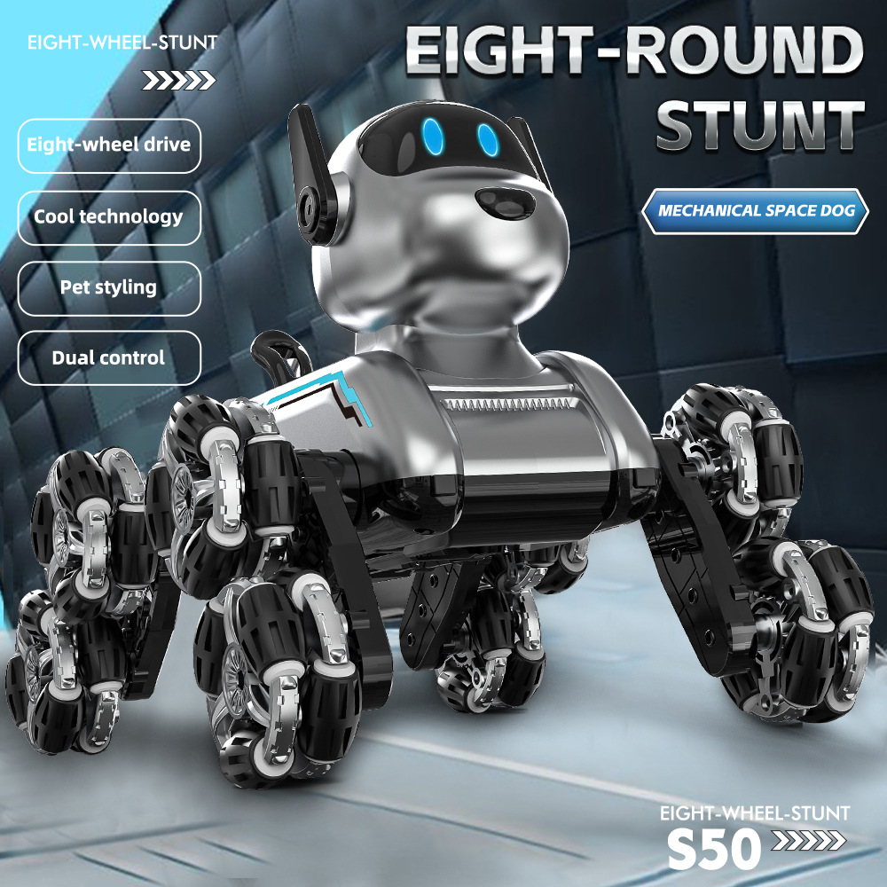 S50 지능형 로봇 강아지 제스처 감지 변형 8륜 스턴 - Robot Wheel 리뷰 및 가격