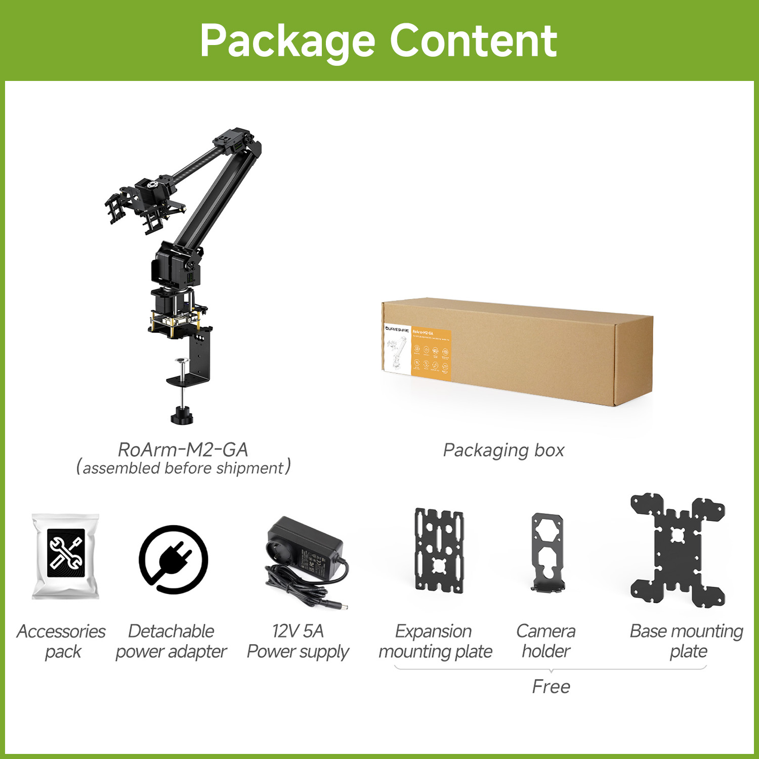 Waveshare 3+1 DOF 고토크 시리얼 버스 서 - Servo Kit 리뷰 및 가격