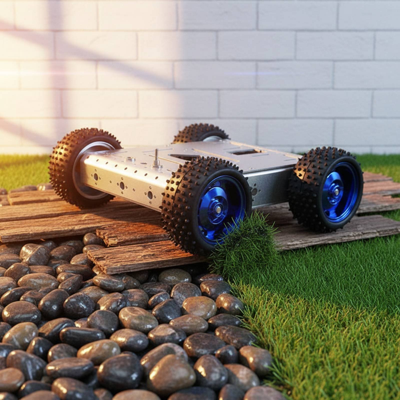 4WD 스마트 자동차 섀시 1.5KG 적재 용량 4WD - Robot Car Kit 리뷰 및 가격