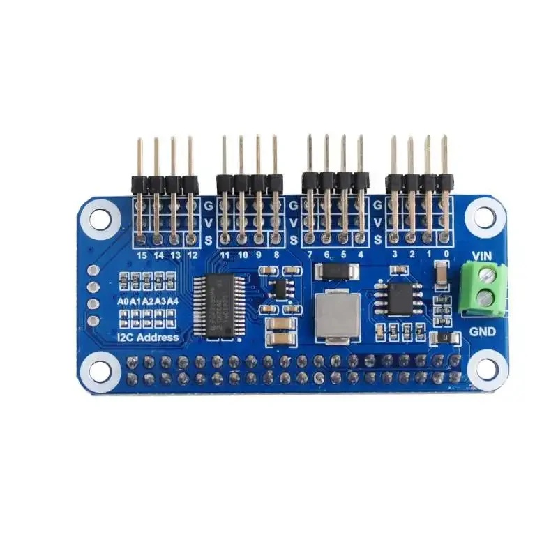 16채널 PWM 서보 모터 드라이버 HAT 모듈 쉴드  - Motor Driver Module 리뷰 및 가격
