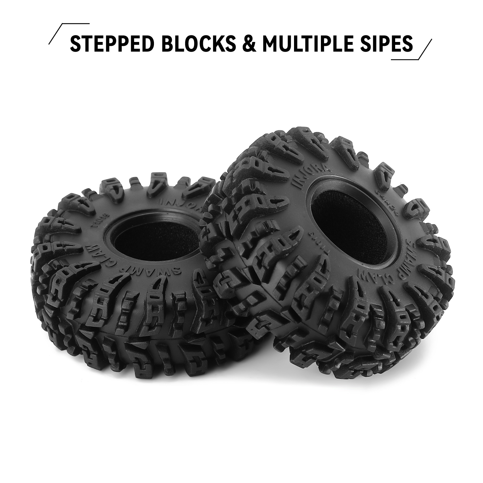INJORA Swamp Claw 64*24mm S5 진 - Omni Wheel 리뷰 및 가격