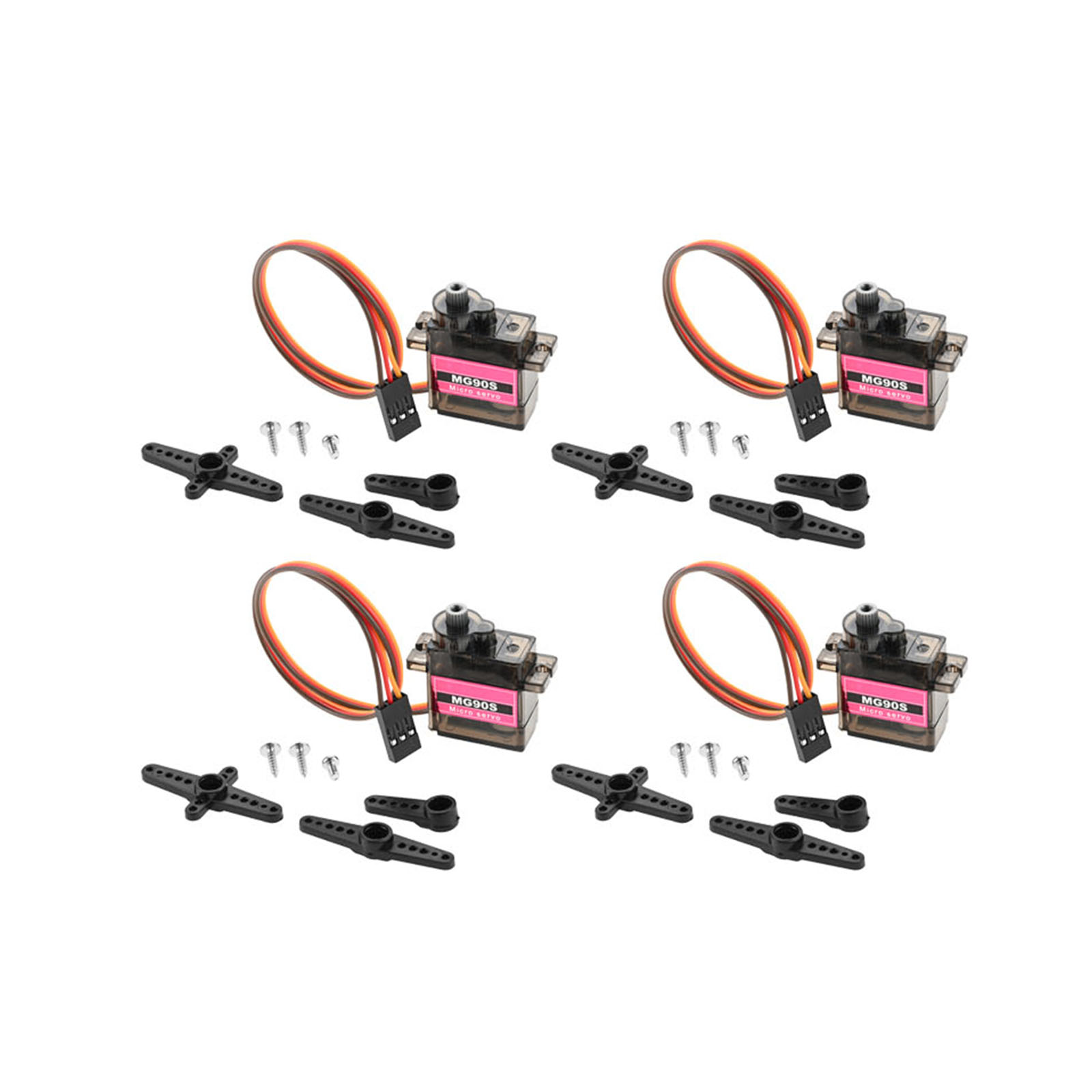 4개 마이크로 서보 메탈 기어 90 9G RC 모터 스 - Robot Arm Metal 리뷰 및 가격