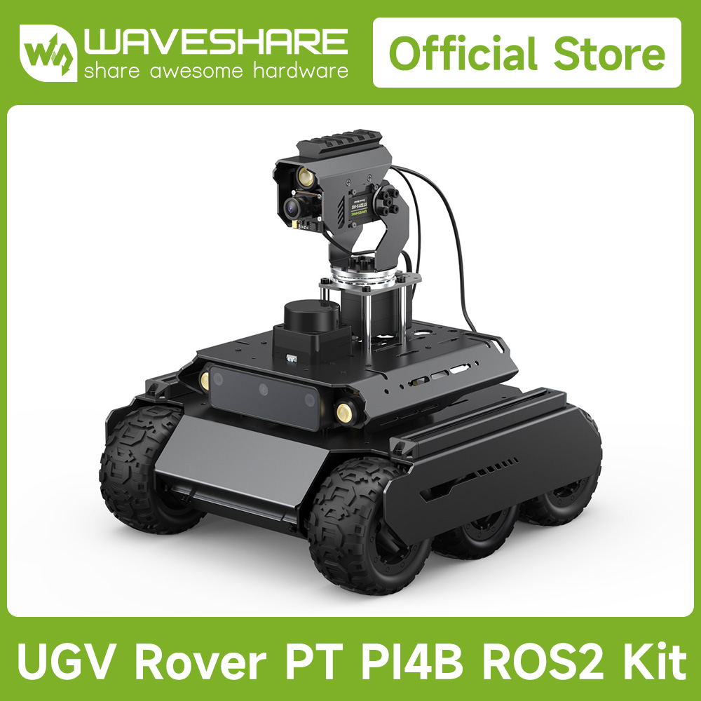 웨이브쉐어 로버 ROS 2 오픈 소스 6륜 4WD AI - Robot Wheel 리뷰 및 가격