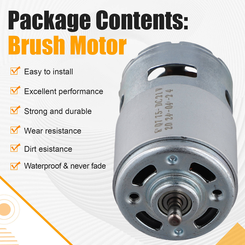 775 DC 21V 소형 브러시 모터 고속 무소음 모터 - Dc Motor 리뷰 및 가격